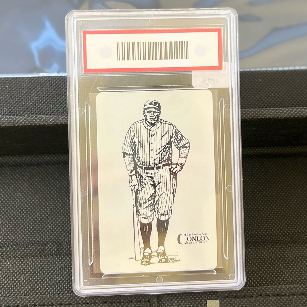 1973 Smithsonian Babe Ruth playing card, graded GEM 10 - Picture 2 of 5